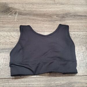 Girls Athletic Works Sports Bra Size 10 (28) Black Sports Top